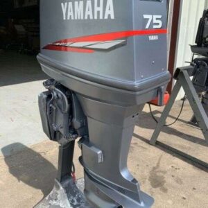 1999 Yamaha 75 HP 3 Cylinder Carbureted 2 Stroke 20″ (Long Shaft) Outboard Motor