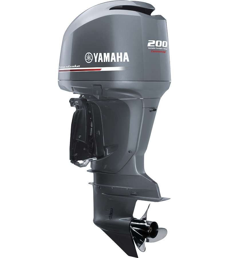 2001 Yamaha 200 HP Saltwater Series II OX66 V6 EFI 2 Stroke 25″ (Extra Long Shaft) Outboard Motor.